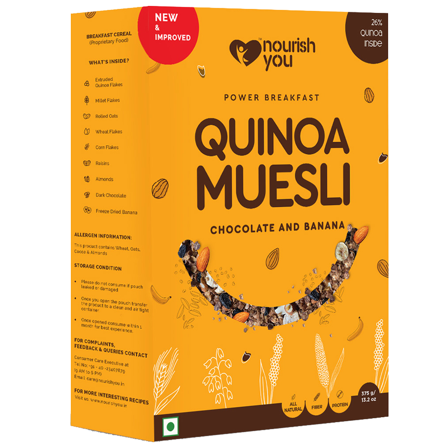 Quinoa Muesli Chocolate & Banana 700g