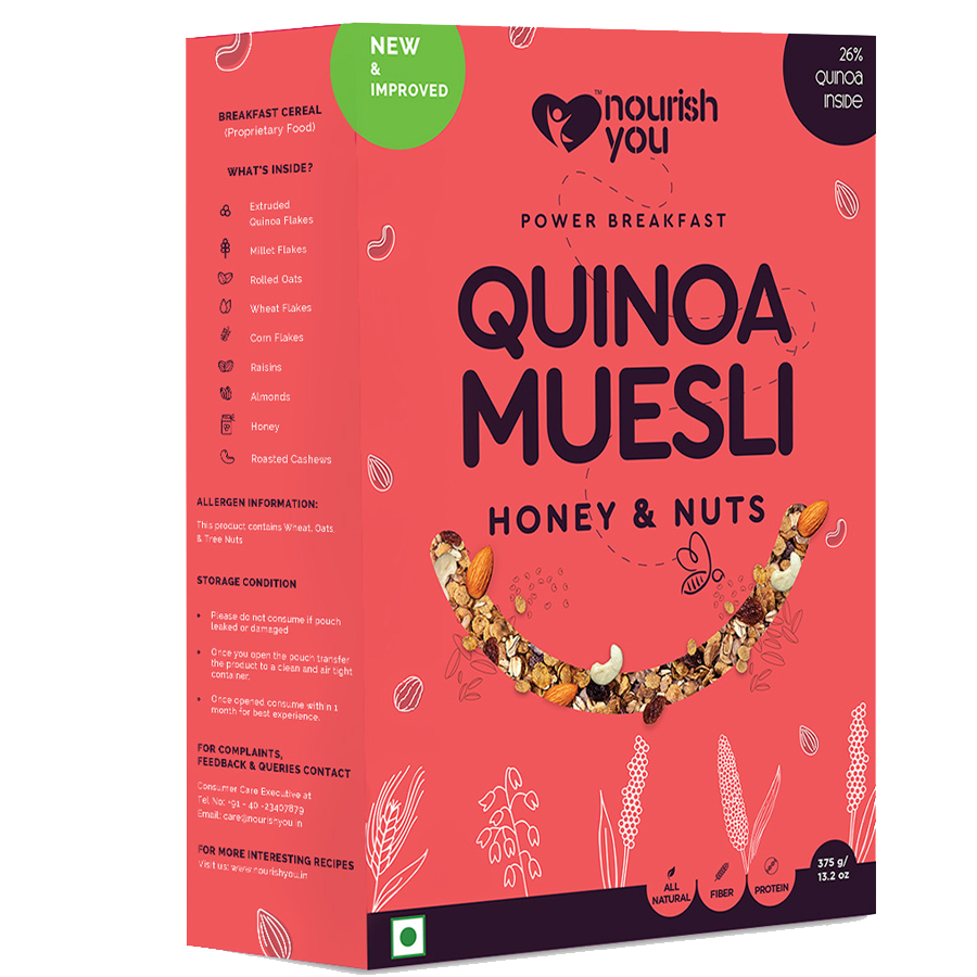 Quinoa Muesli Honey & Nuts 700g