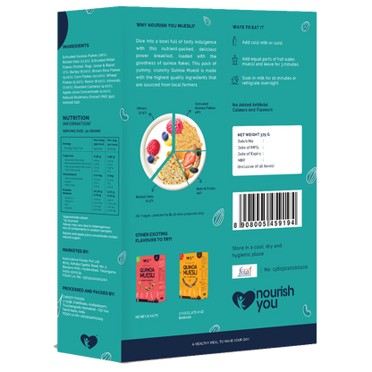 Quinoa Muesli Nuts - No Added Sugar 700g