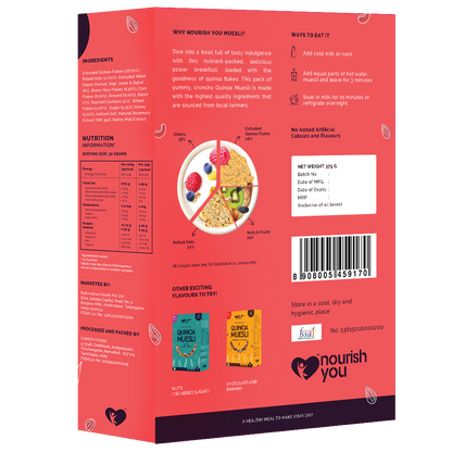 Quinoa Muesli Honey & Nuts 700g
