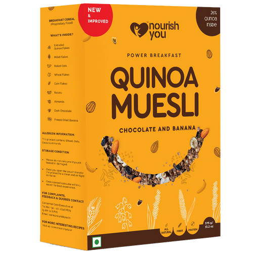 Quinoa Muesli Chocolate & Banana 700g