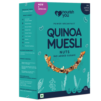 Quinoa Muesli Nuts - No Added Sugar 700g