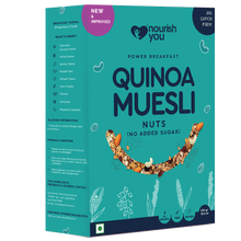 Load image into Gallery viewer, Quinoa Muesli Nuts - No Added Sugar 700g
